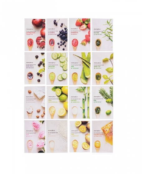 INNISFREE IT'S REAL SQUEEZE MASK PACK - 5PCS