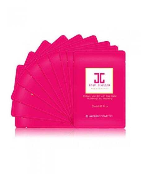 JAYJUN ROSE BLOSSOM MASK PACK - 10PCS
